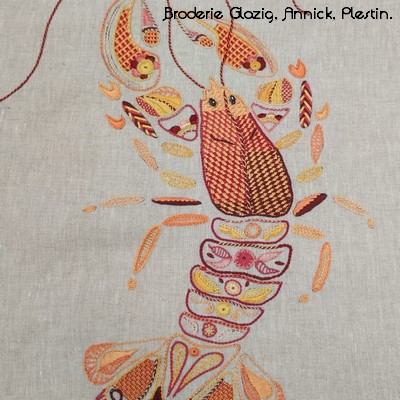 Nouvelle brochette de homards.